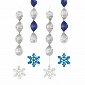 4 Flocos de Neve Decorativos