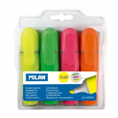 4 Marcadores Milan fluorescentes