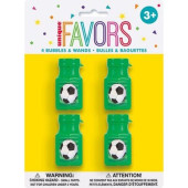 4 Mini Bolas de sabão Futebol