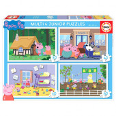 4 Multi Puzzles Porquinha Peppa