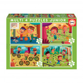 4 Multi Puzzles Progressivos Desportos