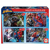 4 Multi Puzzles Spiderman