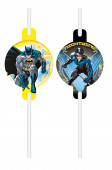 4 Palhinhas Papel Batman Rogue Rage