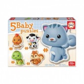 5 Baby Puzzles Animais 2