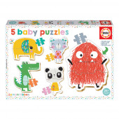 5 Baby Puzzles Lemon Ribbon