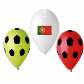 5 Balões Latex Portugal 12''