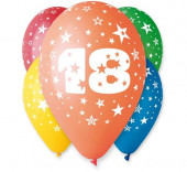 5 Balões Premium Látex Nº 18 - 30cm