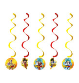 5 Espirais Decorativas Dragon Ball Z