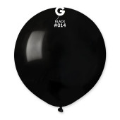 50 Balões Látex Pretos 19´´ (48cm)