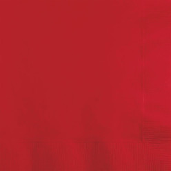 50 Guardanapos Pequenos - Vermelho