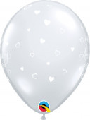 6 Balões Happy Birthday Transparentes