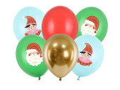 6 Balões Latex Natal Candyland