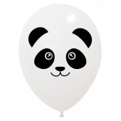 6 Balões Latex Panda