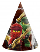 6 Chapéus Festa Lego Ninjago