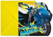 6 Convites Festa Batman Rogue Rage