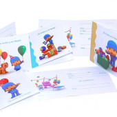 6 Convites Pocoyo