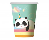 6 Copos Papel Festa Dreamy Panda