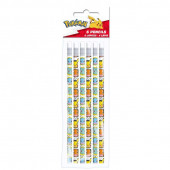 6 Lápis de Carvão Pokémon