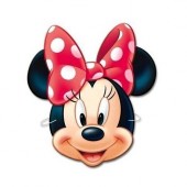 6 Máscaras de festa Disney Minnie