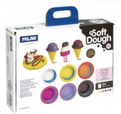 6 Plasticinas Soft Dought Ice Creams & Waffles Milan