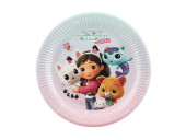 6 Pratos Casa de Bonecas Da Gabby