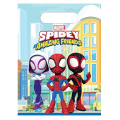 6 Sacos Brinde Spidey 22x16cm