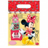 6 sacos de festa Minnie Disney Cafe