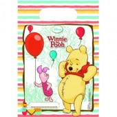 6 Sacos Festa Ursinho Winnie the Pooh