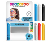 6 Sticks Pinturas Faciais Menino Snazaroo 6 Sticks Pinturas Faciais Menino Snazaroo