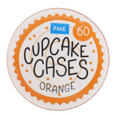 60 Cápsulas Cupcake Laranja PME