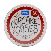 60 Cápsulas Cupcake Vermelho PME