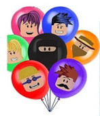 7 Balões Latex Roblox