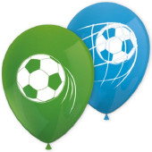 8 Balões Latex Futebol Fans