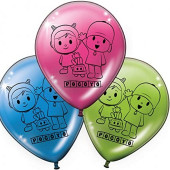 8 Balões Latex Pocoyo