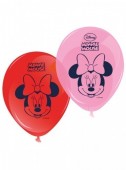 8 Balões  Minnie Mouse
