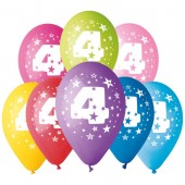 8 Balões Premium Látex Nº 4 - 30cm