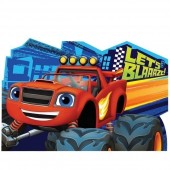 8 Convites Blaze e as Monster Machines Lets Blaze