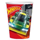 8 Copos Papel Hot Wheels