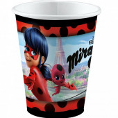 8 Copos Papel Ladybug Paris