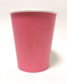 8 Copos Papel Rosa 270ml