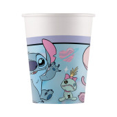 8 Copos Stitch Angel Cute