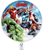 8 Pratos Avengers Infinity Stones 23cm
