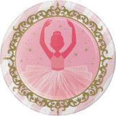 8 Pratos Ballet Twinkle Toes 23cm