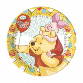 8 Pratos Festa Winnie the Pooh e Piglet 20cm