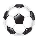 8 Pratos Futebol Goal Getter 23cm