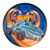 8 Pratos Hot Wheels 18cm