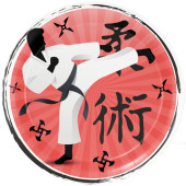 8 Pratos Karaté Judo 23cm