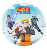 8 Pratos Naruto Shippuden 23cm
