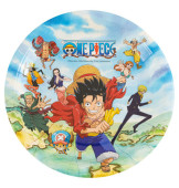 8 Pratos One Piece 23cm