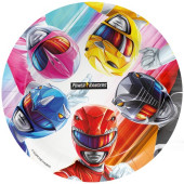 8 Pratos Power Rangers 23cm